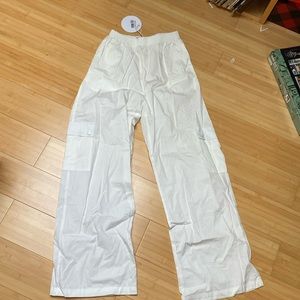 Princess Polly White Cargo Pants